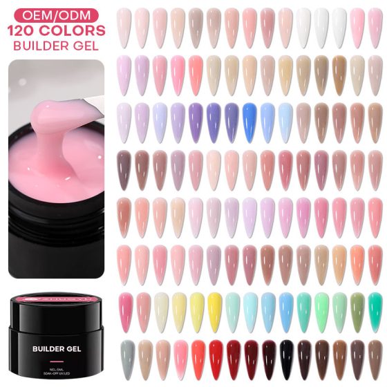No Heat Solid Builder Gel | Private Label Hard Jelly Extension Gel